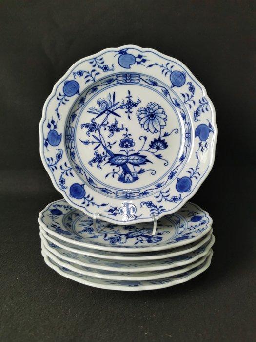 Meissen - Cipolla Blu - Set di Piatti da dolce (D.18cm) per, Antiek en Kunst, Antiek | Meubels | Tafels