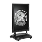 Stoepbord ChalkPro Zwart 80x105 cm, Nieuw in verpakking