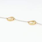 Halsketting - 14 karaat Geel goud, Witgoud, Sieraden, Tassen en Uiterlijk, Kettingen, Nieuw