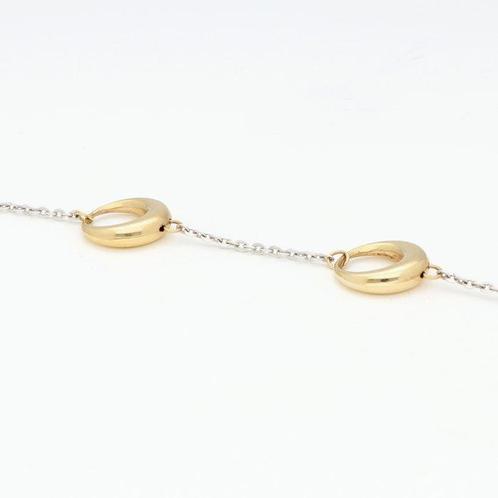 Halsketting - 14 karaat Geel goud, Witgoud, Sieraden, Tassen en Uiterlijk, Kettingen