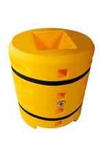 Column Sentry kunststof kolombeschermer - Geel -, Verzenden