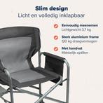2dekans | TRVLMORE Campingstoelen - Duo Pack - Opvouwbaar -, Huis en Inrichting, Ophalen of Verzenden, Zo goed als nieuw, Zwart