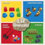 Speelzand bouwplaats koffer met vormpjes en meer., Kinderen en Baby's, Speelgoed | Educatief en Creatief, Ophalen of Verzenden