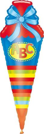 ABC School Hoorn Folie Ballon 35 x 111 cm, Hobby en Vrije tijd, Ophalen of Verzenden, Nieuw