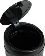 2dekans | Umuzi schoonmaak Prullenbak 50L - Rond - Mat zwart, Huis en Inrichting, Woonaccessoires | Prullenbakken, Ophalen of Verzenden