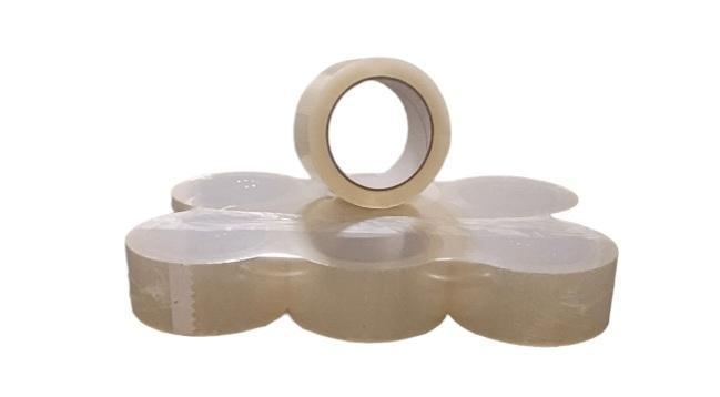 Transparante tape / verpakkingstape / plakband/dispenser, Doe-het-zelf en Verbouw, Kratten en Dozen, Nieuw, Ophalen