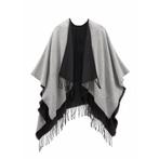 Lascana Gebreide poncho Cape Omkeerbare poncho,, Verzenden, Nieuw