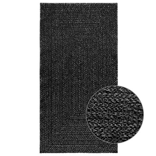 Antraciet Vloerkleed 80x150 - - OP = OP - Tuinklaar!, Huis en Inrichting, Stoffering | Tapijten en Kleden, 50 tot 100 cm, 100 tot 150 cm