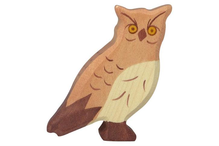 Holztiger - Houten Dieren - Uil - 7 cm, Kinderen en Baby's, Speelgoed | Overig