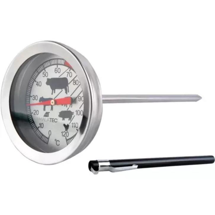 Malatec Professionele analoge vleesthermometer van roestv..., Huis en Inrichting, Keuken | Keukenbenodigdheden, Nieuw, Ophalen of Verzenden