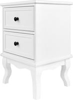 Nachtkastjes set van 2 - Ladekast slaapkamer - 49x34.5x30 cm, Verzenden, Zo goed als nieuw