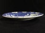 Japanese Map / Vintage Porcelain Large Plate - Beeld