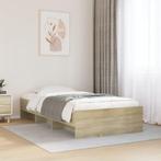 vidaXL Bedframe zonder matras hout sonoma eikenkleurig, Huis en Inrichting, 100 cm, Eenpersoons, Bruin, Verzenden