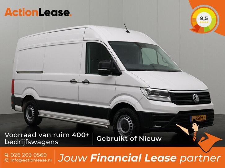 Volkswagen Crafter Bestelbus L3 H3 2018 Diesel, Auto's, Volkswagen, Dealer onderhouden, Te koop, Zwart, Handgeschakeld, Financial lease