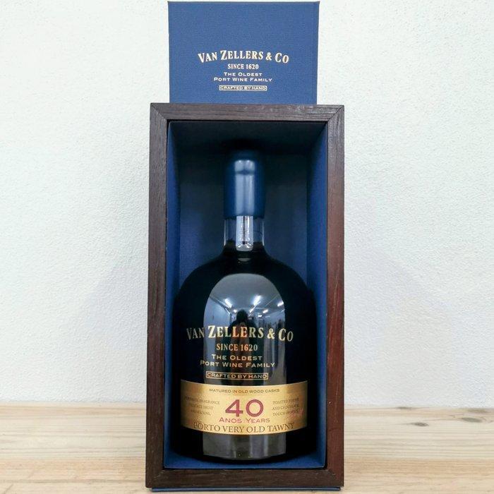 Van Zellers & Co - 40 years old Tawny - Douro - 1 Fles (0,75, Verzamelen, Wijnen