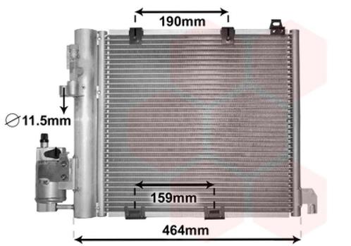 LUCHTCONDENSATOR VOOR OPEL ASTRA G 1998-2004 09119177, Auto-onderdelen, Airco en Verwarming, Nieuw, Ophalen of Verzenden