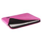 Bombata Velvet Laptophoes Sleeve - 15 / 16 inch - Fuchsia, Computers en Software, Verzenden, Nieuw