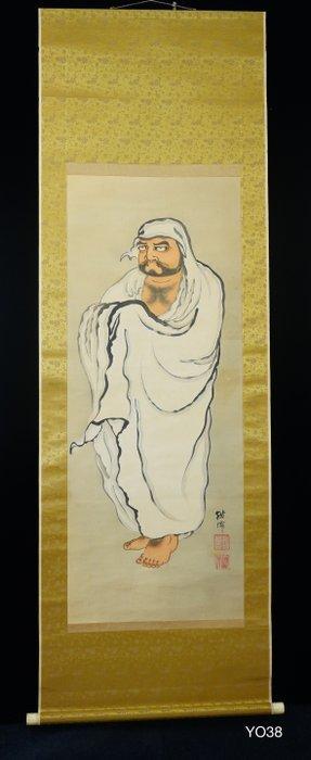 White DARUMA  - ca 1900-1920(Meiji / Taisho) - Tessen, Antiek en Kunst, Antiek | Overige Antiek