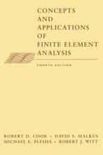 9780471356059 Concepts  Applications Finite Element, Verzenden, Zo goed als nieuw, Robert D Cook