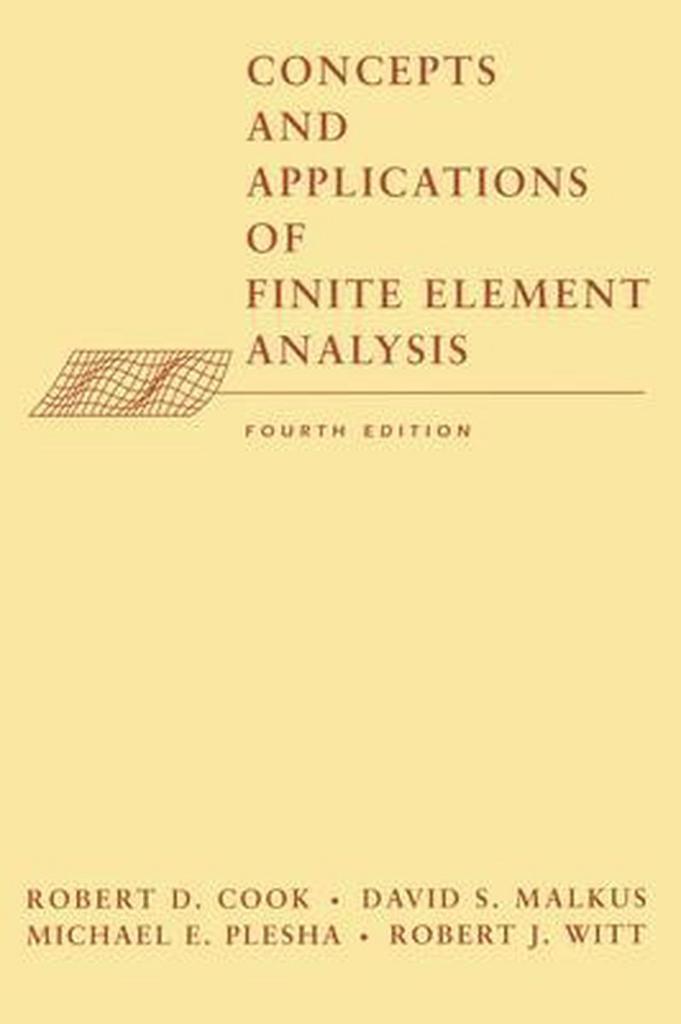 9780471356059 Concepts  Applications Finite Element, Boeken, Schoolboeken, Zo goed als nieuw, Verzenden