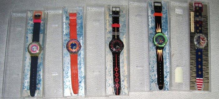 Swatch - SDK903 SDK106 SDB108 SDB114 SEK103 - Zonder, Sieraden, Tassen en Uiterlijk, Horloges | Heren