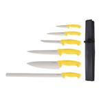 6-delige Soft Grip Pro messenset, Verzenden