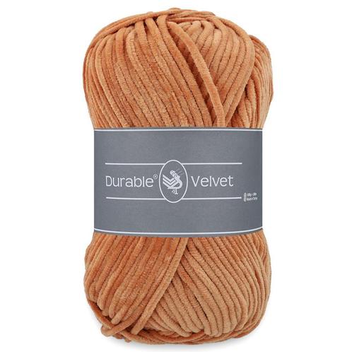 Durable Velvet - 2209 camel - Chenille Garen, Hobby en Vrije tijd, Breien en Haken, Ophalen of Verzenden