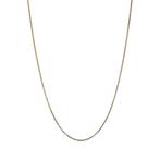 Gouden lengtecollier venetiaan 50.5 cm 14 karaat, Verzenden, Zo goed als nieuw, Goud, Goud