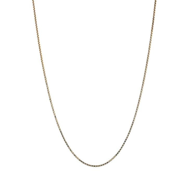 Gouden lengtecollier venetiaan 50.5 cm 14 karaat, Sieraden, Tassen en Uiterlijk, Kettingen, Goud, Zo goed als nieuw, Goud, Verzenden