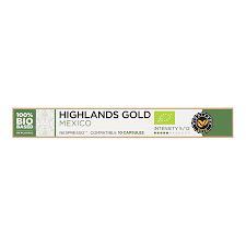 Highlands Gold Mexico - Bio, 10 koffiecups beschikbaar voor biedingen