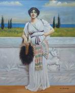 Italiaanse school (XX) - A Greek Beauty, da John William