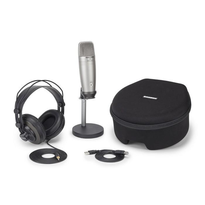C01U Pro Podcasting Pack USB Studio Condenser Microphone wit, Muziek en Instrumenten, Microfoons, Nieuw, Ophalen of Verzenden