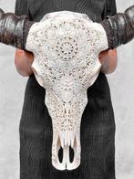 Geen reserveprijs - C - Grote gebeeldhouwde witte, Antiek en Kunst