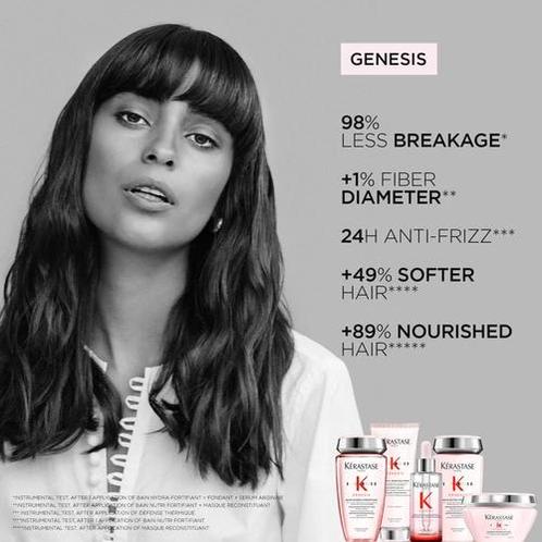 Kérastase Genesis Ampoules Cure Anti-Chute Fortifiantes, Sieraden, Tassen en Uiterlijk, Uiterlijk | Haarverzorging, Nieuw, Verzenden