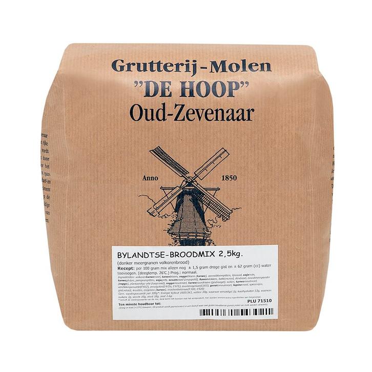 Molen de Hoop Bylandtse Broodmix 2,5kg, Hobby en Vrije tijd, Taarten en Cupcakes maken, Nieuw, Verzenden