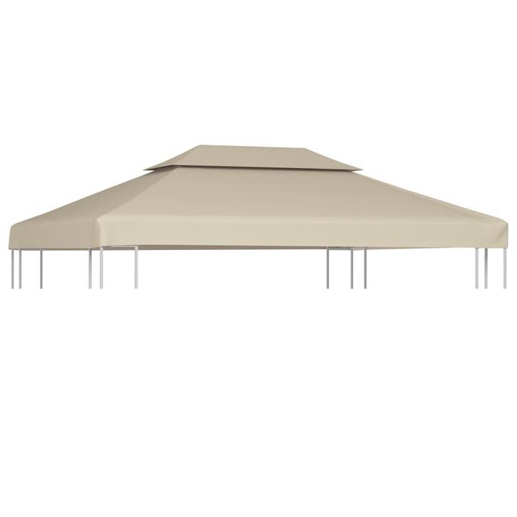 Tentdoek Prieel 3x4m Beige | Retourdeal 42% Korting, Tuin en Terras, Partytenten, 4 tot 6 meter, Minder dan 5 meter, Opvouwbaar