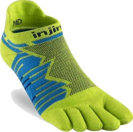 Injinji Ultra Run No-show teensokken  Limoengroen - 44-47, Sport en Fitness, Bergsport en Wandelen, Kleding, Nieuw, Verzenden