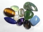 Set van heel mooie cabochons, 100% natuurlijk Cabochon- 21.8