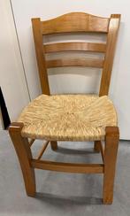 Occasion - Vintage stoelen met rieten zitting - €15,- excl., Ophalen of Verzenden