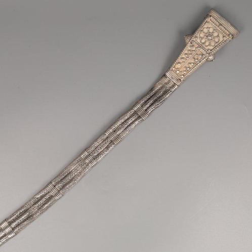 Kamerpatti / Kandora ceintuur - 436 g - Zilver - India - 20e, Antiek en Kunst, Kunst | Niet-Westerse kunst