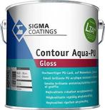 SIGMA Contour Aqua PU Gloss - Grachtengroen Q0.05.10 - 2,..., Nieuw, Ophalen of Verzenden, Verf, Minder dan 5 liter
