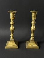 Kandelaar (2) - Messing - 18e Eeuw