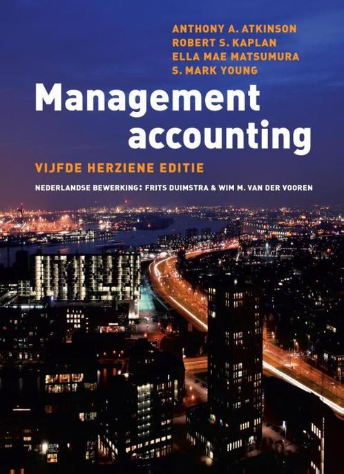 Management accounting, 9789043023092, Boeken, Studieboeken en Cursussen, Zo goed als nieuw, Verzenden