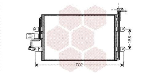 LUCHTCONDENSATOR VOOR SEAT LEON 1999-2004 1J0820413G, Auto-onderdelen, Airco en Verwarming, Nieuw, Ophalen of Verzenden