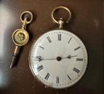 Pocket watch 14Kt gold about 1890 - 1850-1900, Sieraden, Tassen en Uiterlijk, Horloges | Heren, Nieuw