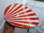 Bijzettafel - Aluminium, Hout, PVC - Bloemhouder, tafel,