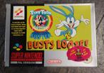 Tiny Toon Buster busts loose(SNES tweedehands game), Kinderen en Baby's, Ophalen of Verzenden, Zo goed als nieuw