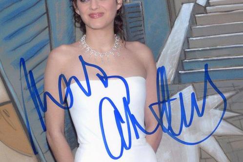 Marion Cotillard - Hand signed photo, Verzamelen, Film en Tv
