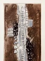 René Mels ( 1909-1977) - Rare lithographie gaufrée Golithe