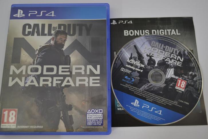 Call of Duty - Modern Warfare (PS4), Spelcomputers en Games, Games | Sony PlayStation 4, 1 speler, Zo goed als nieuw, Online, Verzenden